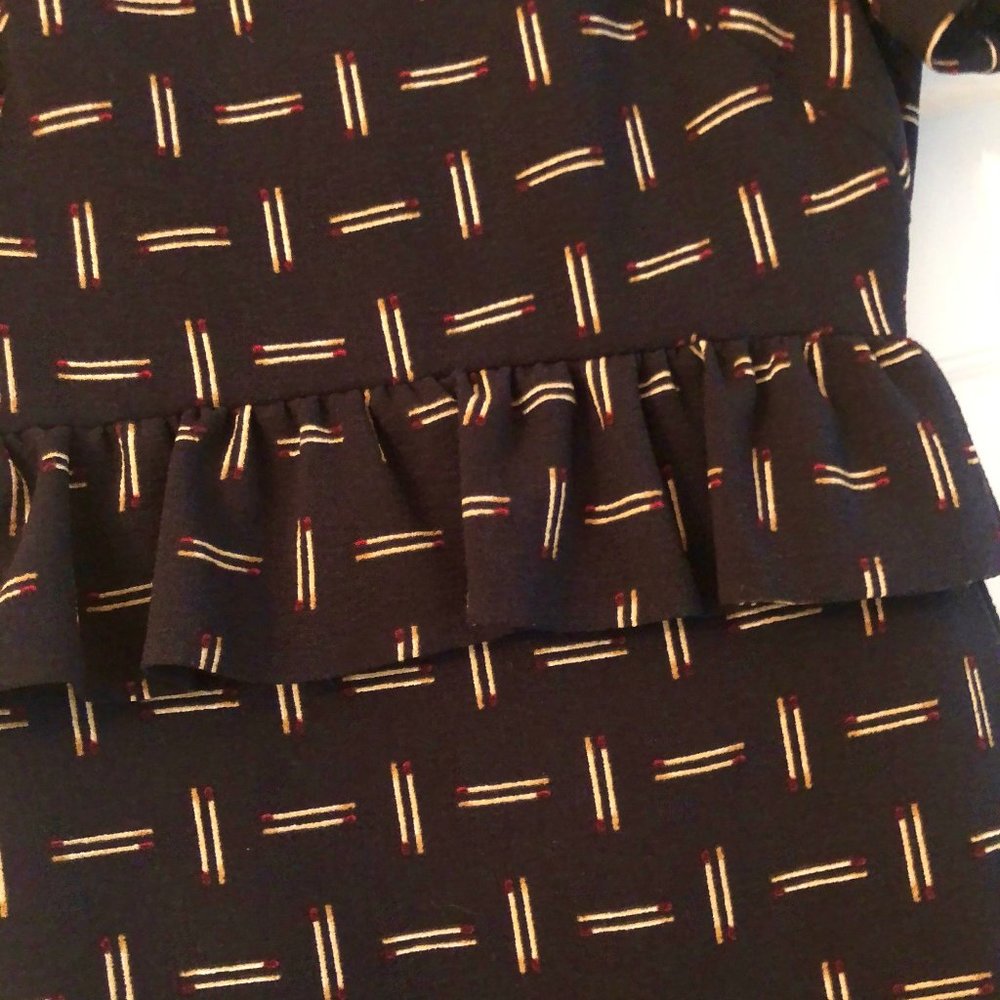 Club Monaco Matchstick Peplum Dress Size 00 - Picture 3 of 5